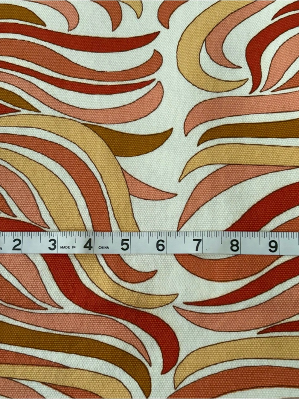 Wavy Bold GREEN Upholstery Bedding Fabric - Picture 3 of 3